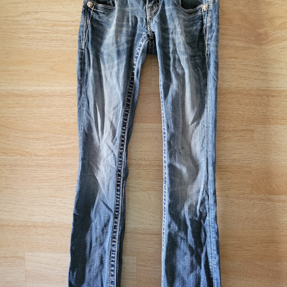 Miss Me Light Blue Straight Leg Jeans